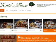 Tablet Screenshot of hodesplace.com